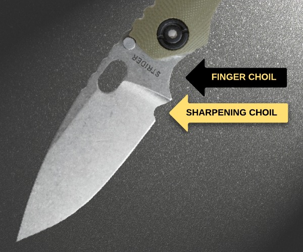 Image result for Knife sharpening notch