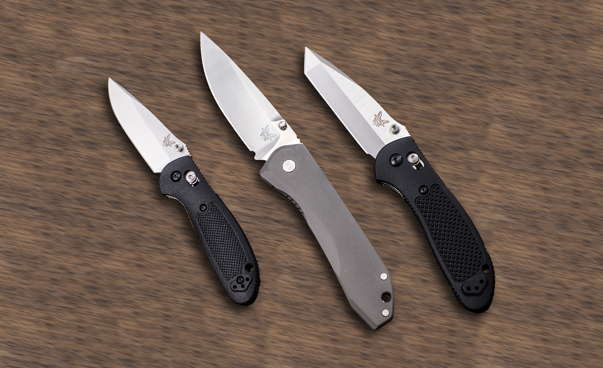 Buy Custom Benchmade Mini-Griptilian Scales - Black G-10at KnivesShipFree.