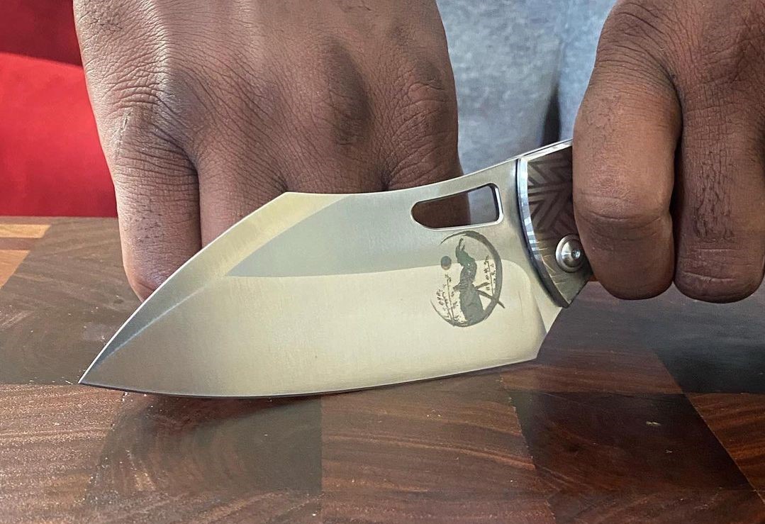 Kitchen Knife Guru Makes a Frame Lock Culinary Folder