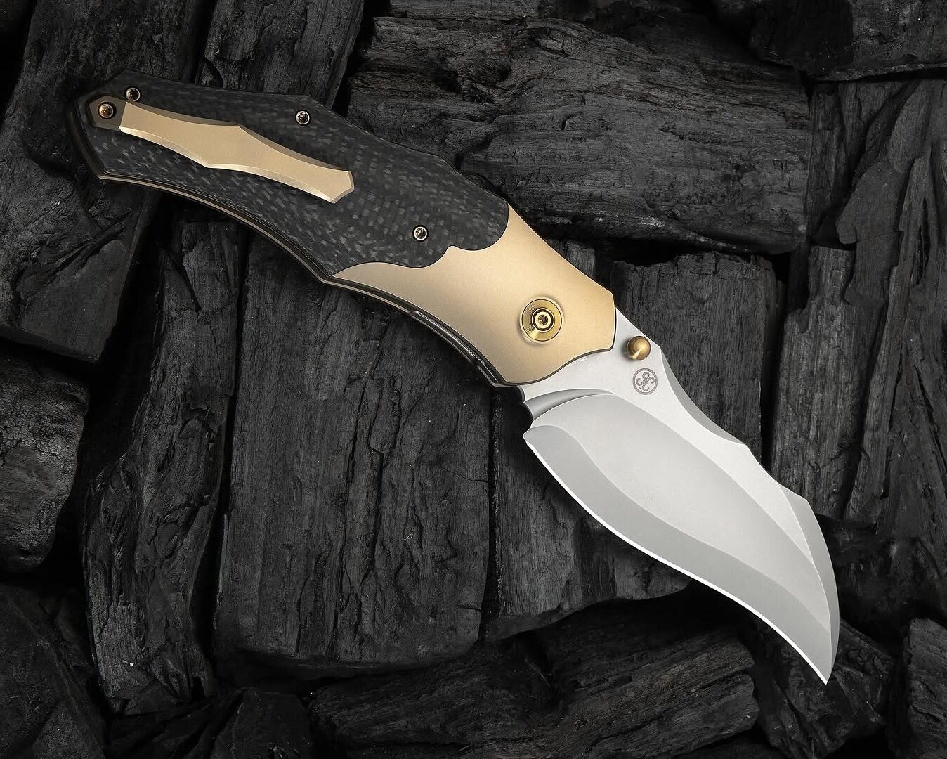 Grant Chambers-designed Orc Boss Surfaces in We Knife Co. Catalog